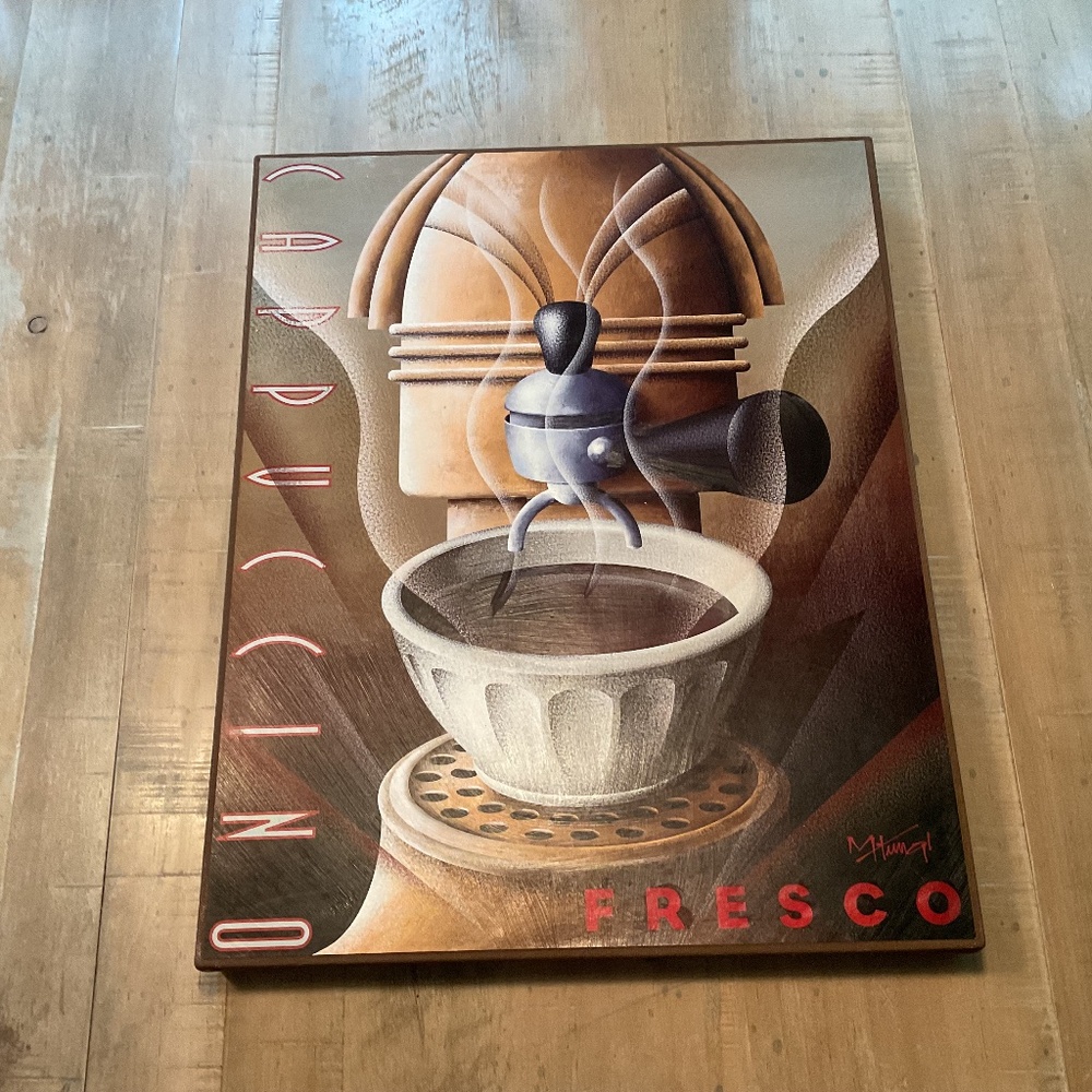 Cappuccino wall art